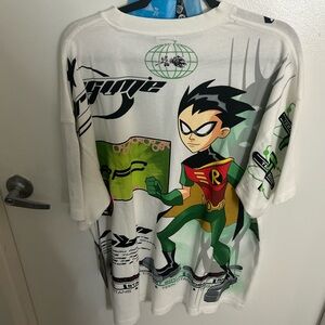 Civil regime Teen Titans Robin Graphic Tee - White & Green